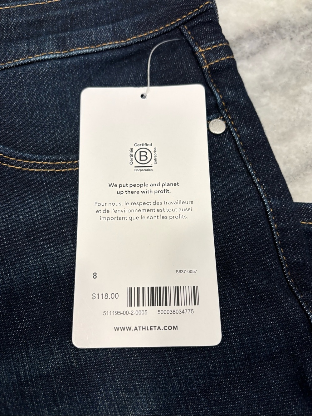 NWT Athleta SCULPTEK™ ULTRA SKINNY
MIDNIGHT JEAN - Picture 6 of 11